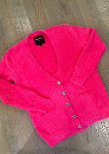 Neon Pink Le Superbe Sweater, available at west2westport.com