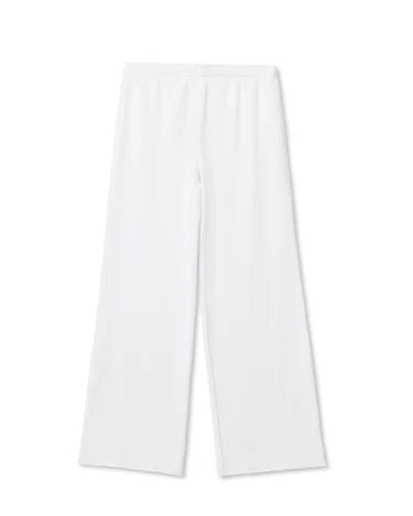 White pants on a white background