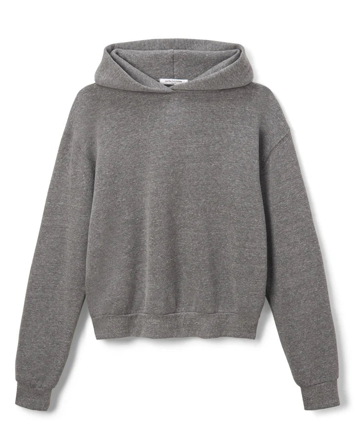 Gray hoodie on a white background