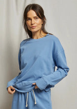 Load image into Gallery viewer, Perfect White Tee Crewneck Carolina Blue, available at west2westport.com