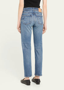 Back of the Mallard Straight Denim, available at west2westport.com