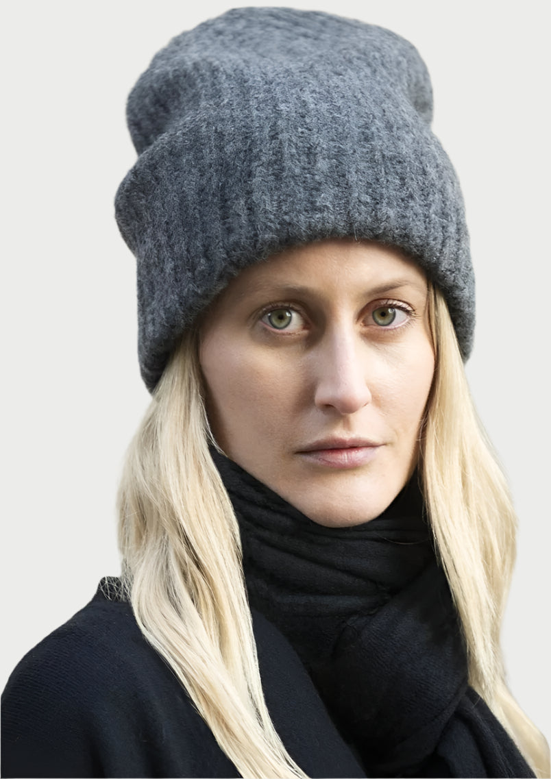 Grey Beanie, available at west2westport.com