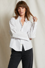 Load image into Gallery viewer, the perfect white cotton button down shirt at west2westport.com