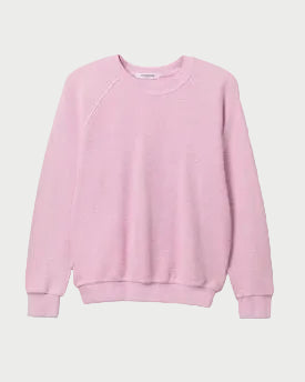 Pink sweatshirt on a white background