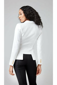 smythe duchess blazer in white at west2westport.com
