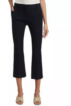 Load image into Gallery viewer, close up of Frame navy Crop Mini Boot Trouser - WEST2WESTPORT.com