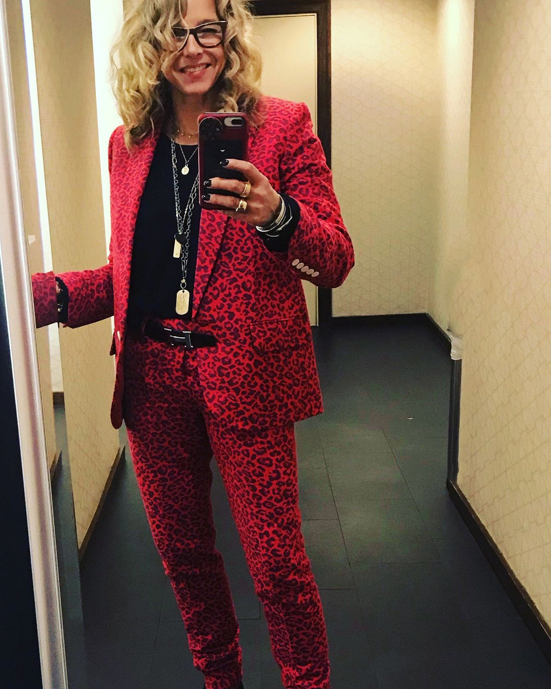 Kitt Shapiro owner of WEST boutique in Westport, Connecticut, wearing Zadig & Voltaire.