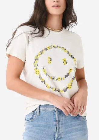 70s smile tee, available at west2westport.com