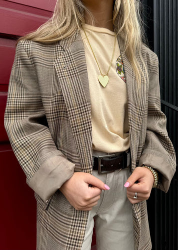 Oversized SMYTHE Blazer with Madeworn tee and r13 cords and dylan james jewelry at west2westport.com