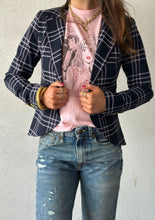 Load image into Gallery viewer, One button smythe blazer and re/done tee, all available at west2westport.com