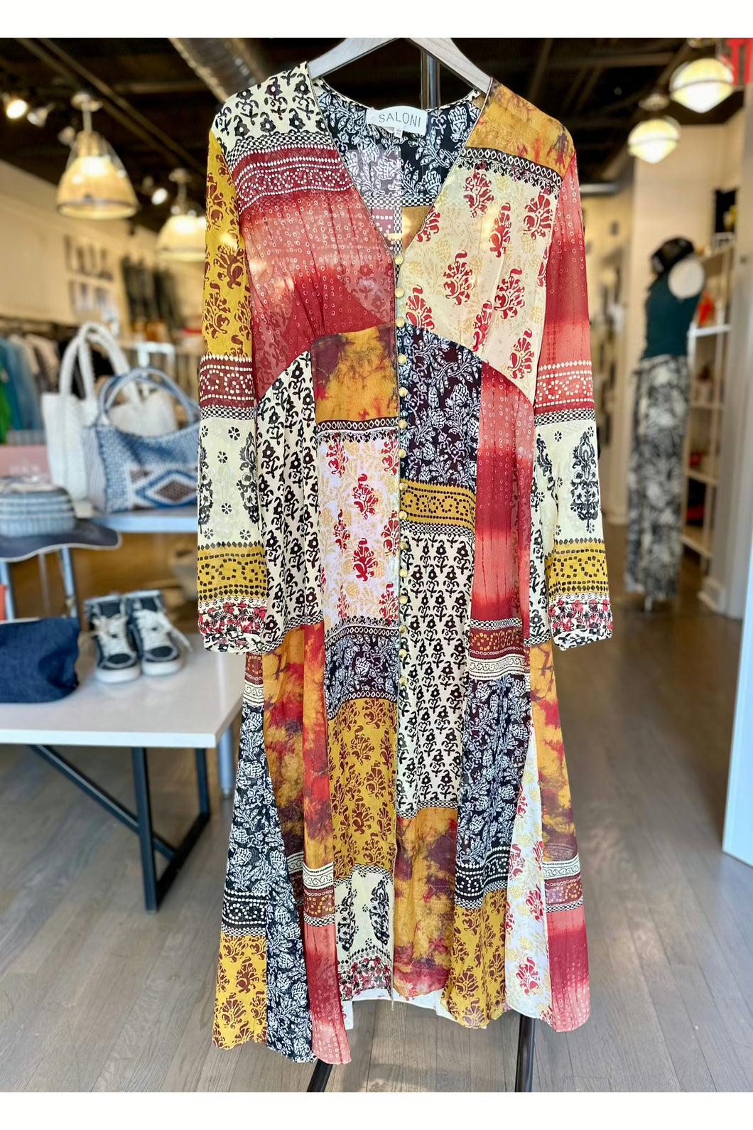 Harper Saloni Dress, available at west2westport.com