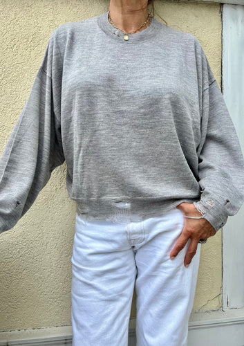 Grey R13 Sweater, available at west2westport.com
