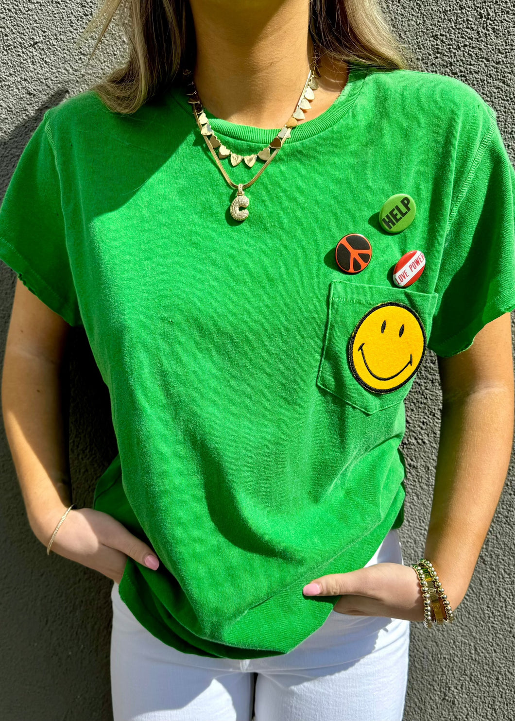 Keep Smiling Tee, available at west2westport.com