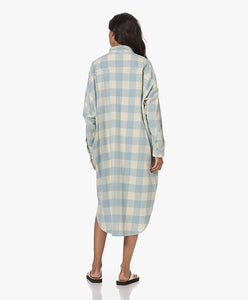Checkered Shirtdress, available at west2westport.com