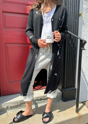 R13 Sweats r13 cardigan, all available at west2westport.com