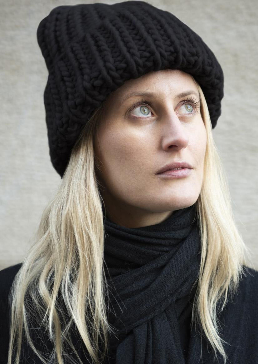 Black Wool Beanie, available at west2westport.com
