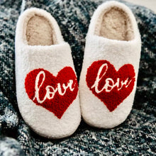 Load image into Gallery viewer, Love Heart slippers at west2westport.com