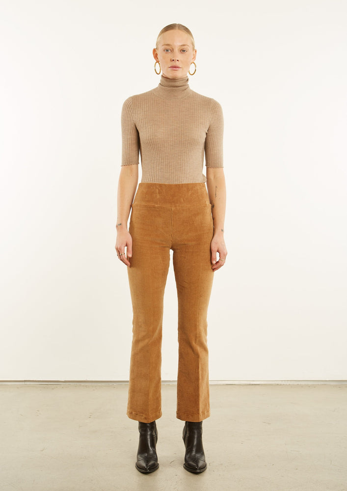 
            
                Load image into Gallery viewer, Camel Corduroy Pants, available at west2westport.com
            
        