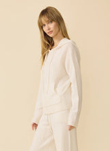 Load image into Gallery viewer, Ivory Cashmere Hoodie, available at west2westport.com