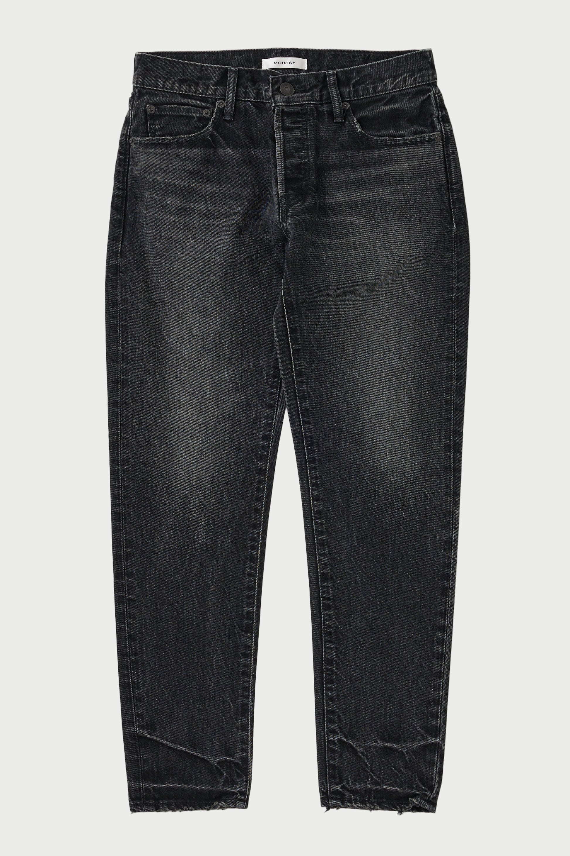 Black jeans on a white background