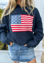 Load image into Gallery viewer, Denimist Flag sweater, Moussy short, available at west2westport.com