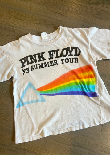 Pink Floyd tee featuring the iconic symbol, available at west2westport.com