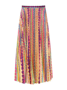 a midi length pleated skirt for spring at west2westport.com