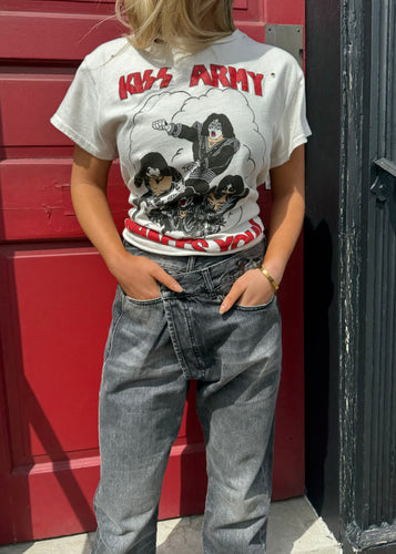 R13 Crossover Jeans and Madeworn Band tee, available at west2westport.com