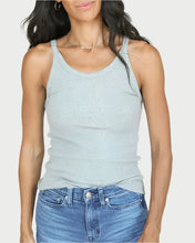 Load image into Gallery viewer, Heather Grey Perfect White Tee Tank, available at west2westport.com