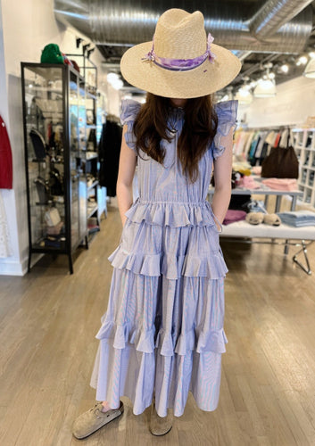 Purple Dress by Katharine Kidd, available at west2westport.com