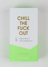Load image into Gallery viewer, Chill the F*ck out shower steamers, available at west2westport.com
