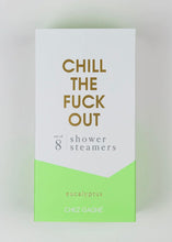 Load image into Gallery viewer, Chill the F*ck out shower steamers, available at west2westport.com