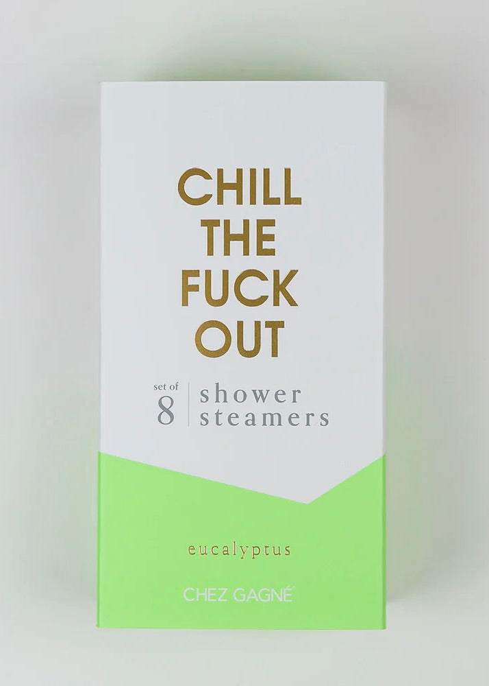 Chill the F*ck out shower steamers, available at west2westport.com
