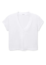Load image into Gallery viewer, PWT Vneck in white available at west2westport.com