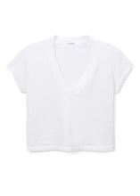 Load image into Gallery viewer, PWT Vneck in white available at west2westport.com