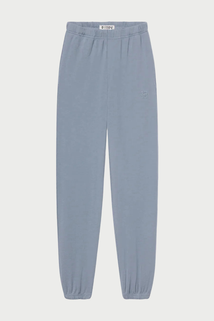 Light blue pants on a white background