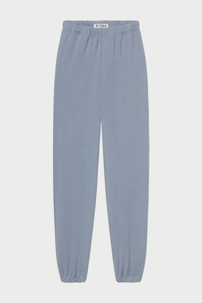 Light blue pants on a white background