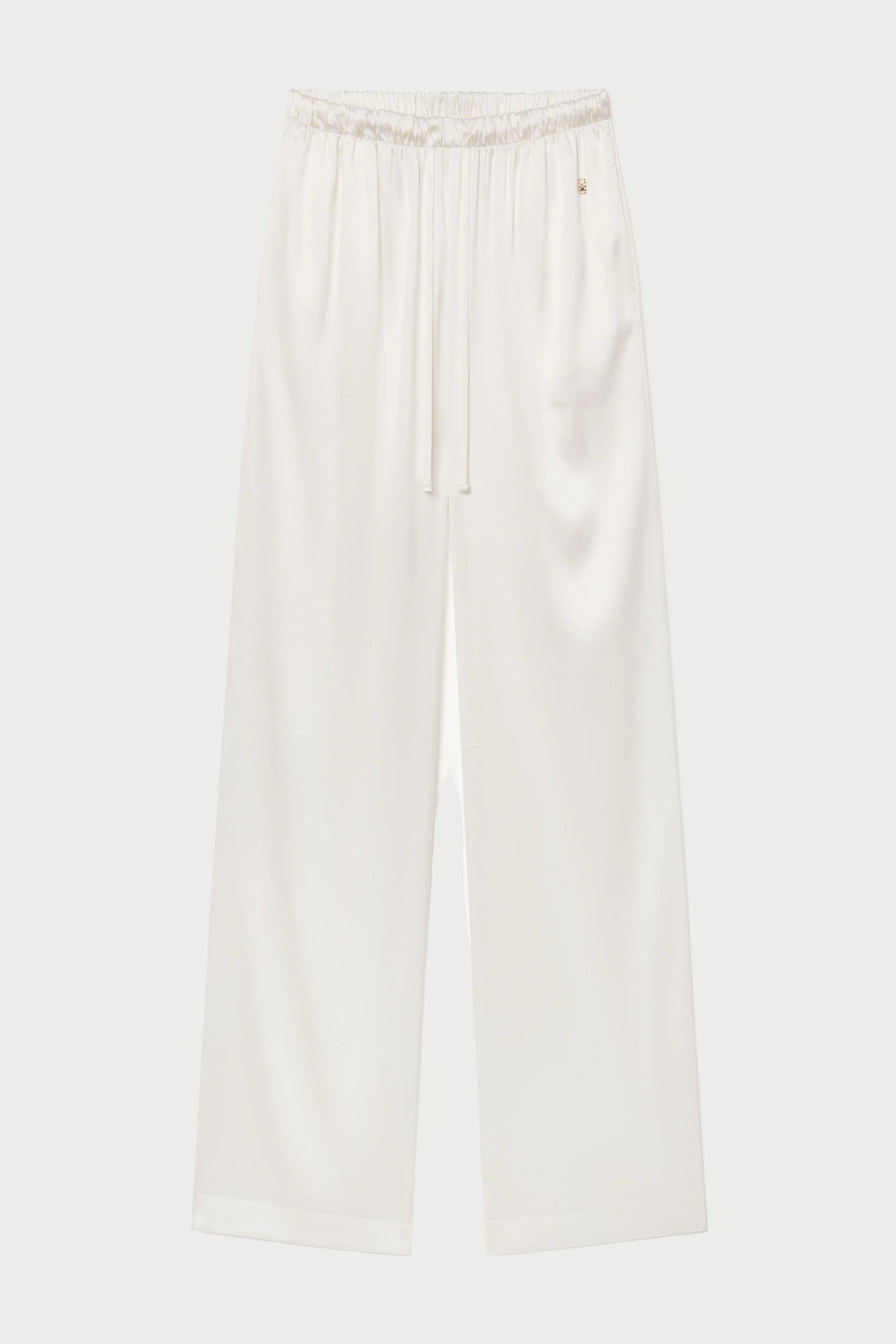 White pants on a white background