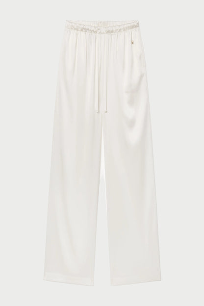 White pants on a white background