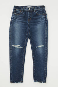 Rosemead Tapered jeans with knee slits, available at west2westport.com