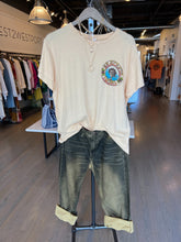 Load image into Gallery viewer, Madeworn Grateful Dead graphic tee with r13 olive coated boyfriend jeans at west2westport.com