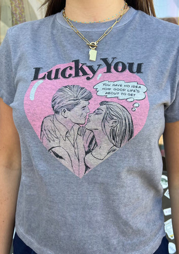 Lucky you Classic tee, available at west2westport.com