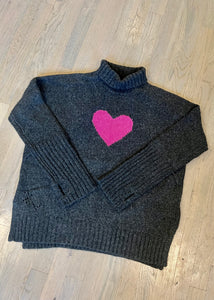 Zadig Heart Sweater, available at west2westport.com