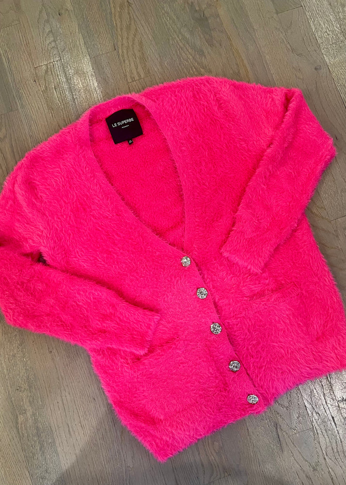 Neon Pink Le Superbe Sweater, available at west2westport.com