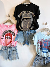 Load image into Gallery viewer, Moussy denim shorts with Madeworn graphic tees at west2westport.com