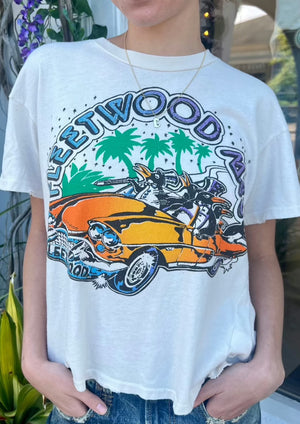 Fleetwood Mac Cropped tee by Madeworn, available at west2westport.com