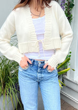 Load image into Gallery viewer, Creme Chunky Coat, available at west2westport.com
