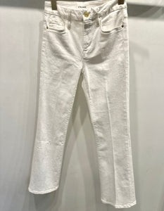 frame le crop mini boot in white at west2westport.com