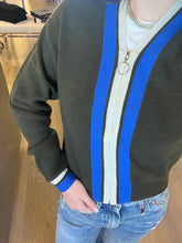 Load image into Gallery viewer, Holbrook Sweater zipped up, paired with R13 jeans, available at west2westport.com