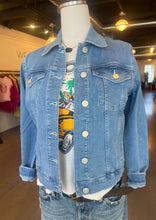 Load image into Gallery viewer, the coolest denim jacket in town at westport ct women&#39;s boutique WEST